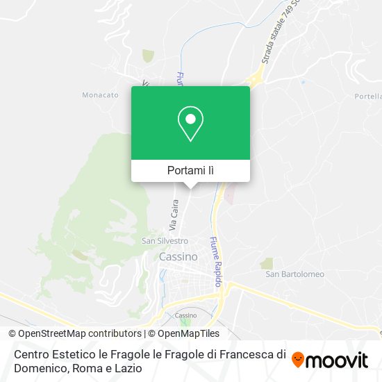Mappa Centro Estetico le Fragole le Fragole di Francesca di Domenico