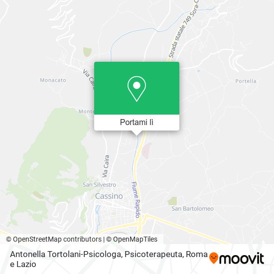 Mappa Antonella Tortolani-Psicologa, Psicoterapeuta