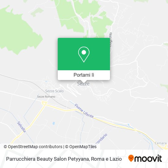 Mappa Parrucchiera Beauty Salon Petyyana