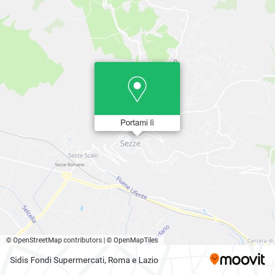 Mappa Sidis Fondi Supermercati