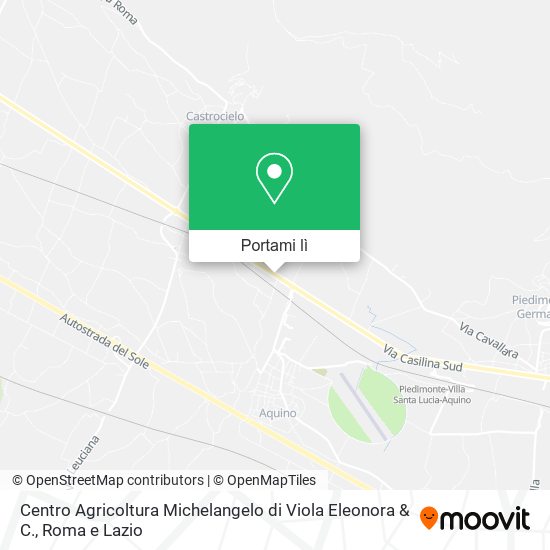 Mappa Centro Agricoltura Michelangelo di Viola Eleonora & C.