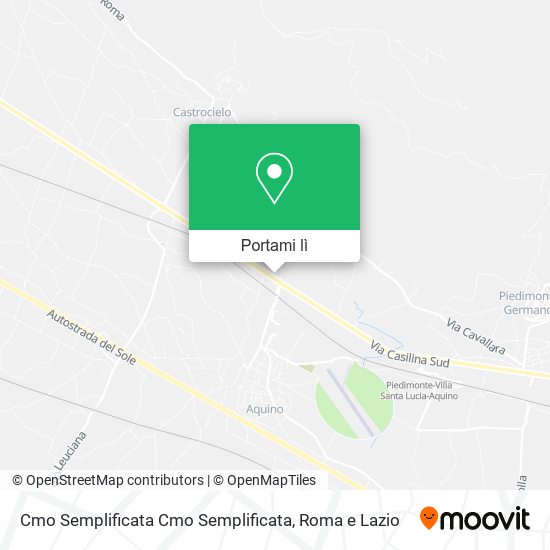 Mappa Cmo Semplificata Cmo Semplificata