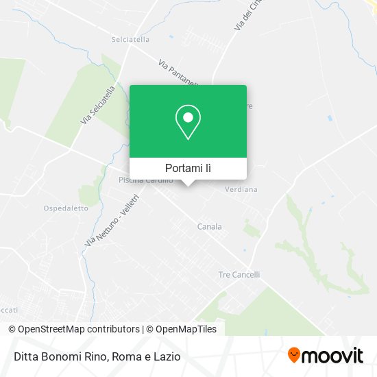 Mappa Ditta Bonomi Rino