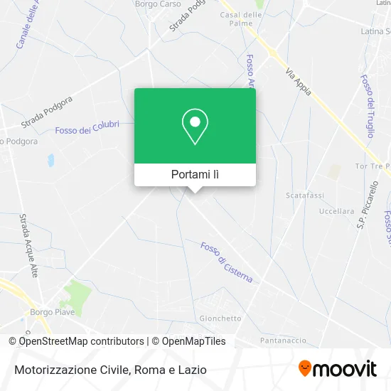 Mappa Motorizzazione Civile