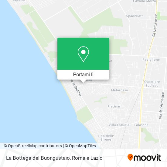 Mappa La Bottega del Buongustaio