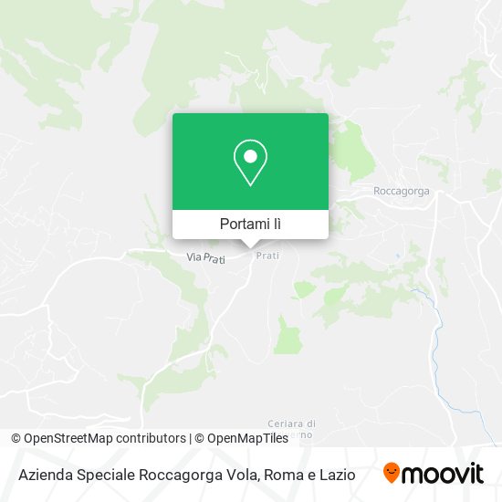 Mappa Azienda Speciale Roccagorga Vola