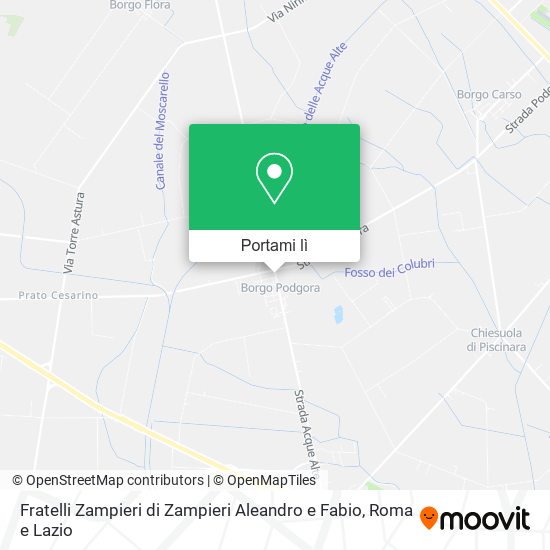 Mappa Fratelli Zampieri di Zampieri Aleandro e Fabio