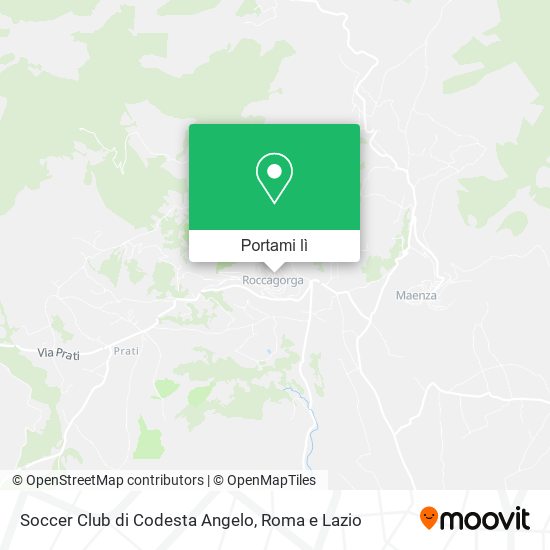 Mappa Soccer Club di Codesta Angelo