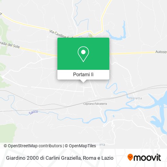 Mappa Giardino 2000 di Carlini Graziella