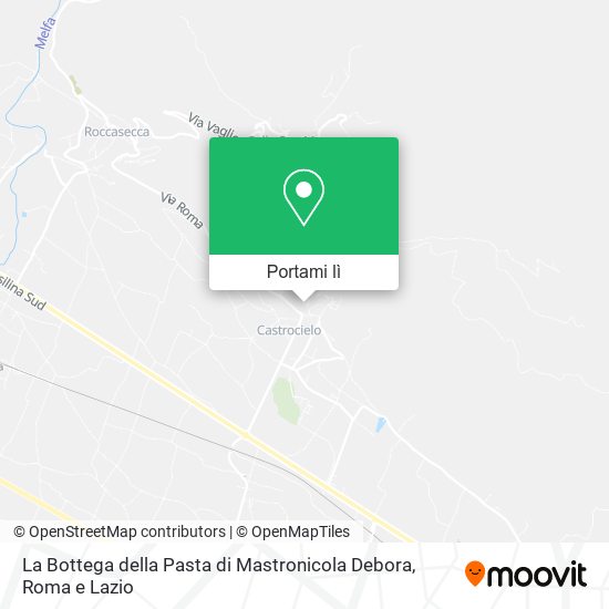 Mappa La Bottega della Pasta di Mastronicola Debora