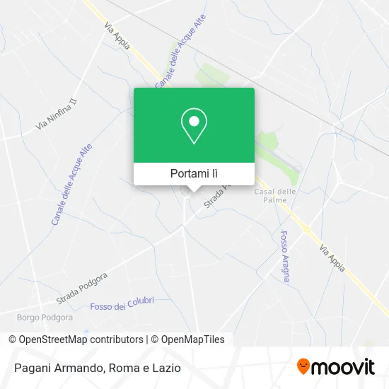 Mappa Pagani Armando