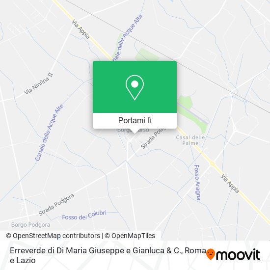 Mappa Erreverde di Di Maria Giuseppe e Gianluca & C.