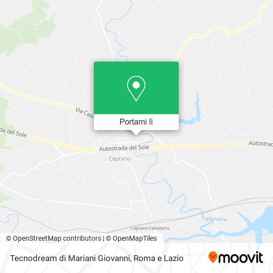 Mappa Tecnodream di Mariani Giovanni