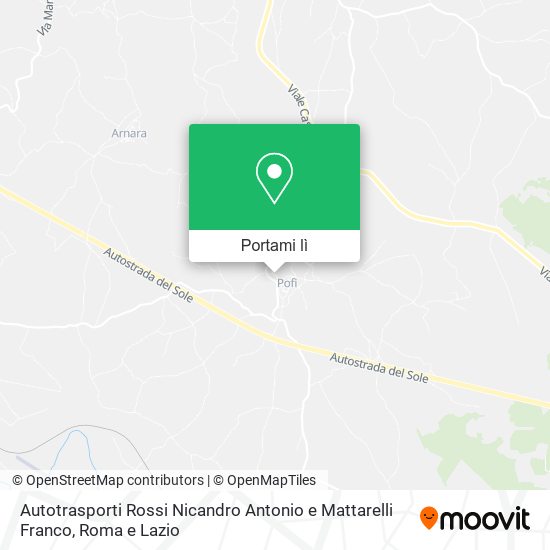 Mappa Autotrasporti Rossi Nicandro Antonio e Mattarelli Franco