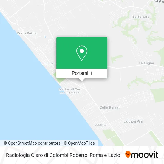 Mappa Radiologia Claro di Colombi Roberto