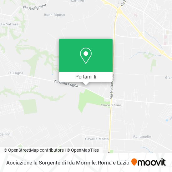 Mappa Aociazione la Sorgente di Ida Mormile