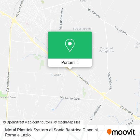 Mappa Metal Plastick System di Sonia Beatrice Giannini