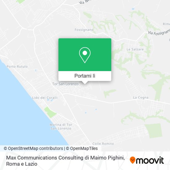 Mappa Max Communications Consulting di Maimo Pighini