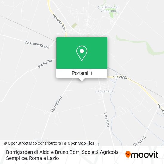 Mappa Borrigarden di Aldo e Bruno Borri Società Agricola Semplice