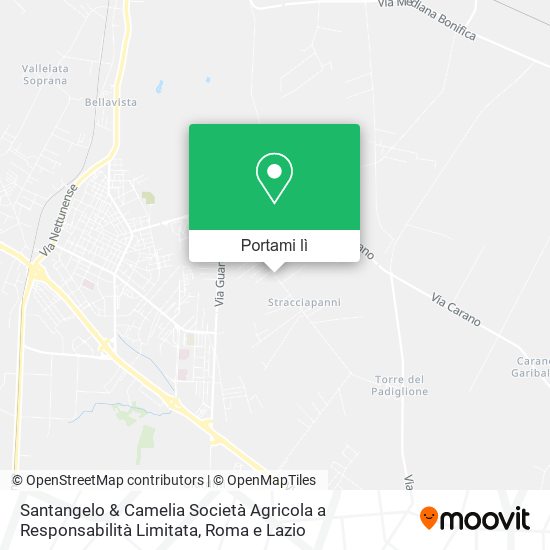 Mappa Santangelo & Camelia Società Agricola a Responsabilità Limitata