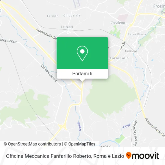 Mappa Officina Meccanica Fanfarillo Roberto