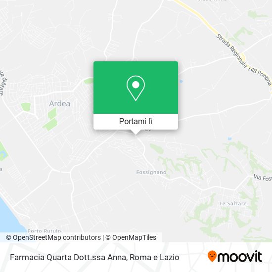 Mappa Farmacia Quarta Dott.ssa Anna