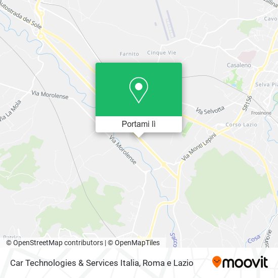 Mappa Car Technologies & Services Italia