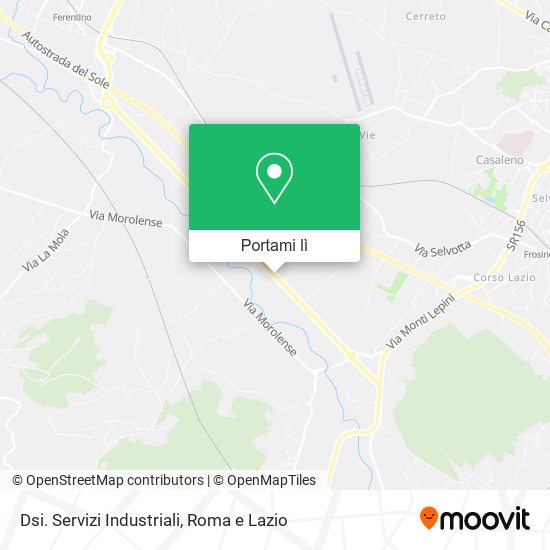 Mappa Dsi. Servizi Industriali