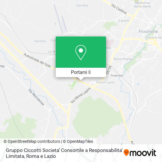 Mappa Gruppo Ciccotti Societa' Consortile a Responsabilita' Limitata
