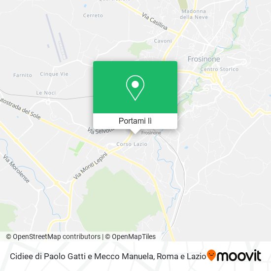 Mappa Cidiee di Paolo Gatti e Mecco Manuela