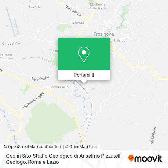 Mappa Geo in Sito-Studio Geologico di Anselmo Pizzutelli Geologo