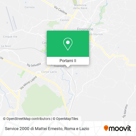 Mappa Service 2000 di Mattei Ernesto