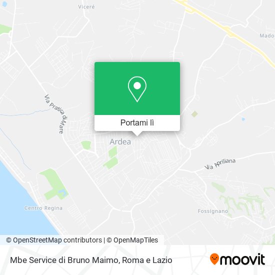 Mappa Mbe Service di Bruno Maimo