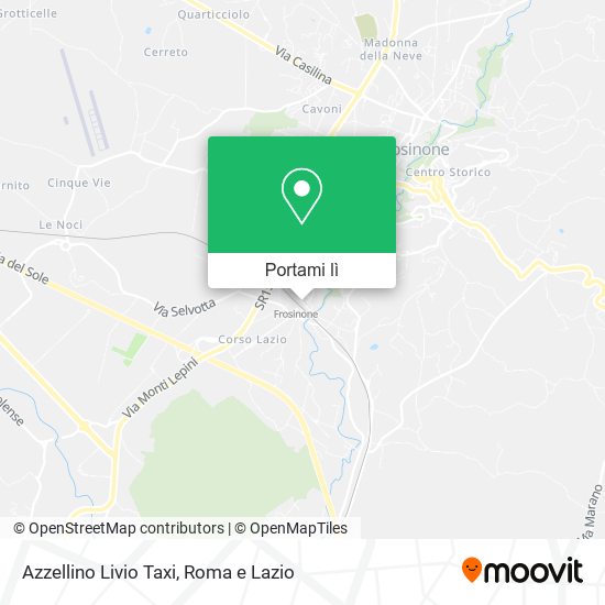 Mappa Azzellino Livio Taxi