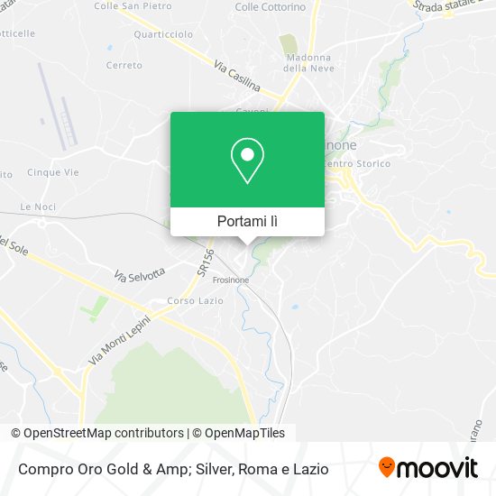 Mappa Compro Oro Gold & Amp; Silver