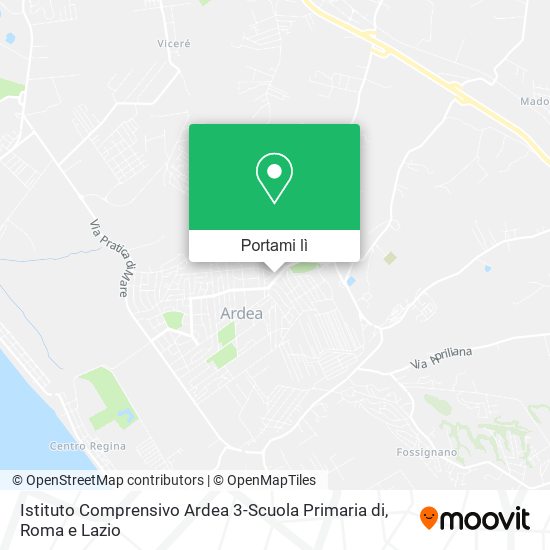 Mappa Istituto Comprensivo Ardea 3-Scuola Primaria di