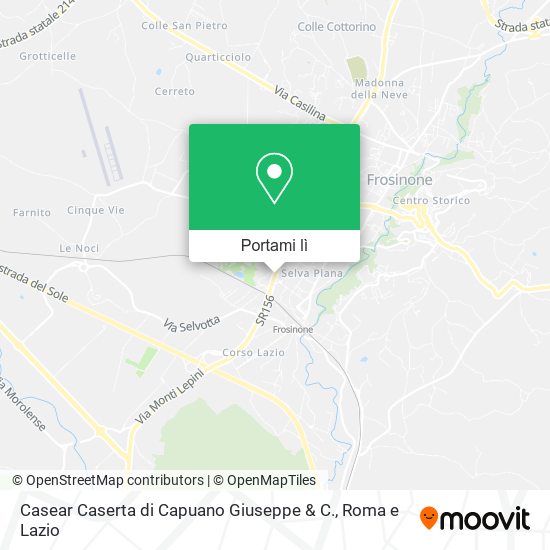 Mappa Casear Caserta di Capuano Giuseppe & C.