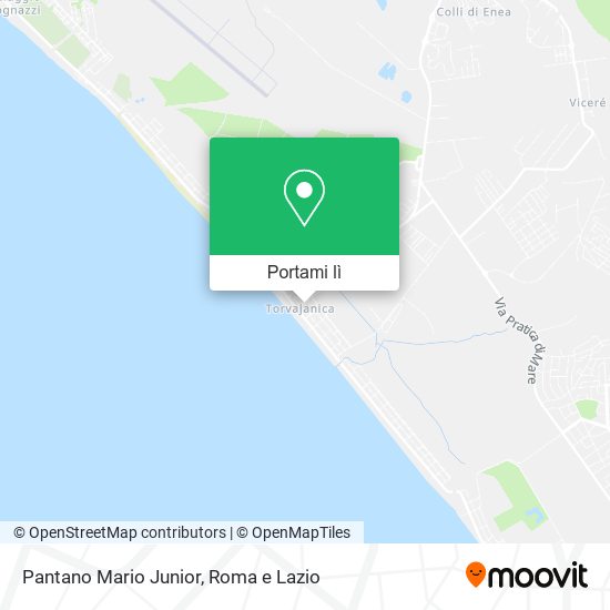 Mappa Pantano Mario Junior