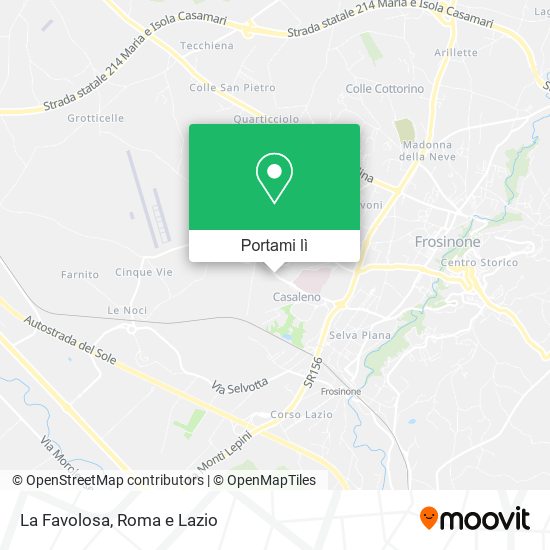 Mappa La Favolosa