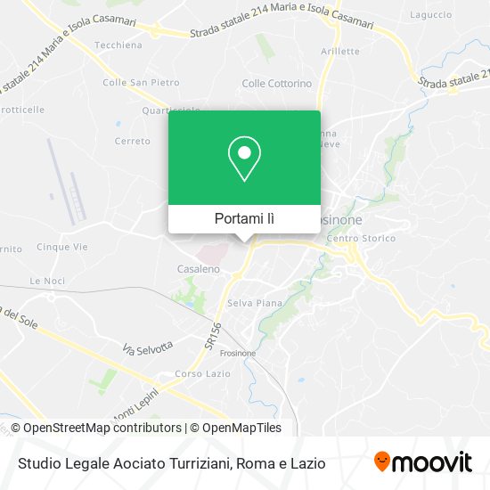 Mappa Studio Legale Aociato Turriziani