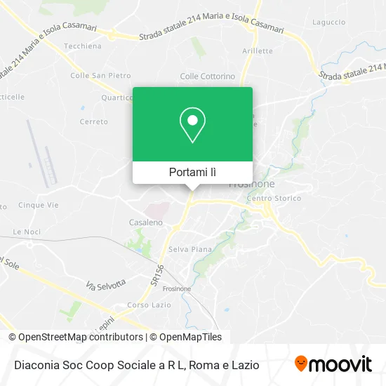Mappa Diaconia Soc Coop Sociale a R L