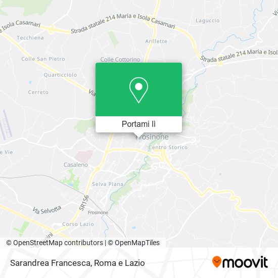 Mappa Sarandrea Francesca