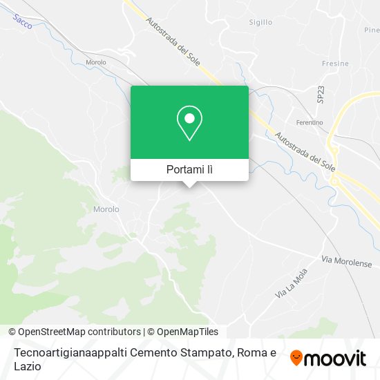 Mappa Tecnoartigianaappalti Cemento Stampato