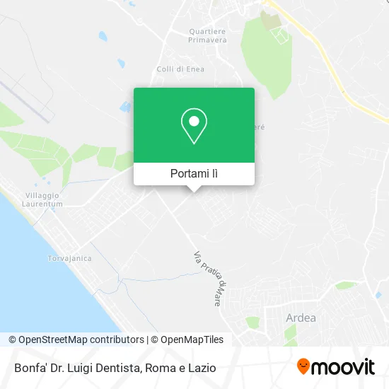 Mappa Bonfa' Dr. Luigi Dentista