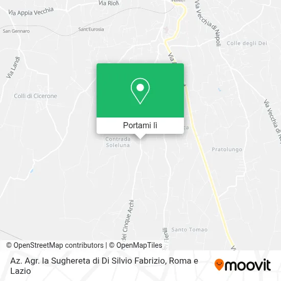 Mappa Az. Agr. la Sughereta di Di Silvio Fabrizio