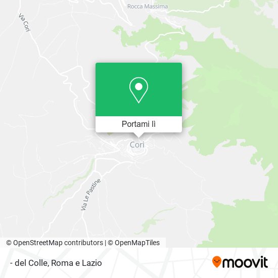 Mappa - del Colle