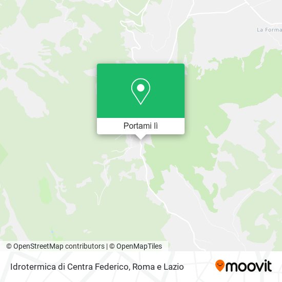 Mappa Idrotermica di Centra Federico