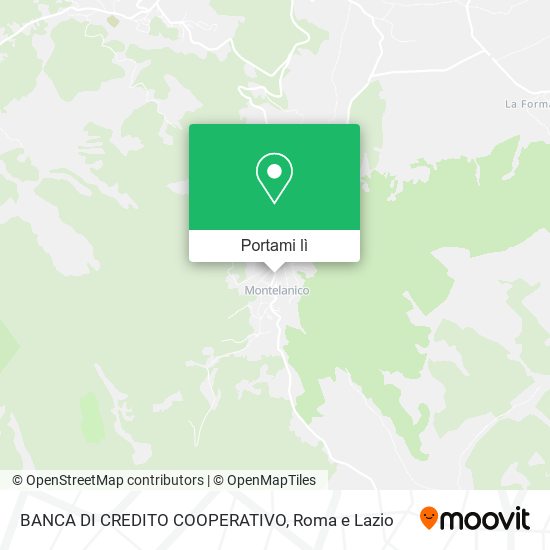 Mappa BANCA DI CREDITO COOPERATIVO