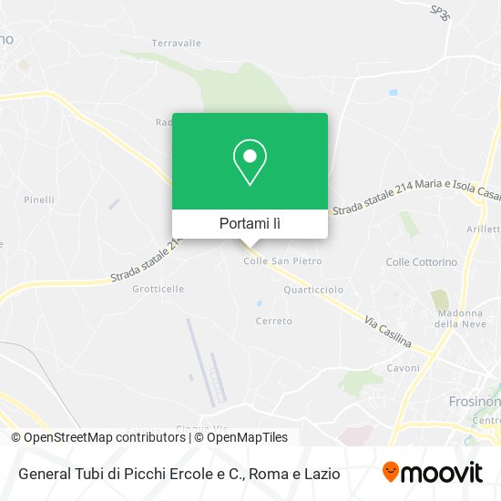 Mappa General Tubi di Picchi Ercole e C.