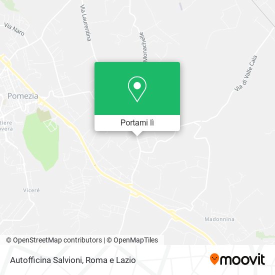 Mappa Autofficina Salvioni